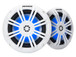 Kicker 49KM604WL 6-1/2" 50W RMS 2-Way Marine Speakers with Blue LED Lighting