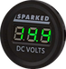 Sparked Innovations Single 12VDC Voltmeter Battery Voltage Monitor