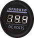 Sparked Innovations Single 12VDC Voltmeter Battery Voltage Monitor