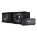 Skar Audio BNDLE-SDR-2X10D4 Dual 10" 600W RMS SDR Series Complete Subwoofer Package with Vented Enclosure and Amplifier