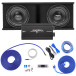 Skar Audio BNDLE-SDR-2X12D4 Dual 12" 1200W RMS SDR Series Complete Subwoofer Package with Vented Enclosure and Amplifier