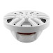 DS18 NXL-8/WH 8" 2-Way Marine Water Resistant Speaker with RGB LED Lights 125W RMS - White