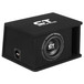 CT Sounds TROPO-1X8D2 Single 8” 400W RMS Loaded Tropo Series Ported Car Subwoofer Box
