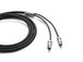JL Audio XE-BLKAIC2-18 2-Channel Premium Twisted RCA Cables - 18ft 