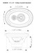 Cerwin Vega XED693 XED Series 6"x 9" 45W RMS 3-Way Coaxial Speakers