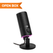 Open Box - JBL Quantum Stream: Dual Pattern Premium USB Microphone for Streaming, Recording and Gaming