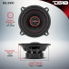 DS18 G5.25XI GEN-X 5.25" 45W RMS 2-Way Coaxial Car Speakers