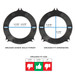 Metra 82-9304 Speaker Mounting Brackets for Select 2006-Up BMW/MINI Vehicles