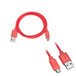 Axxess AXMROB-RD 3 Foot Replacement Micro B Cables - Red