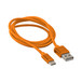 Axxess AXUSBC-OR 3ft Male to Male USB Type C Cable - Orange