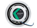 Kicker 51KM604WL 6.5" 50W RMS Marine Coaxial Speakers with RGB LED Lighting - 4 Ohm (White) 
