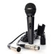 Apex Electronics APEX320 Dual-Impedance Dynamic Cardioid Microphone Detachable XLR-XLR Cable and Microphone Clip