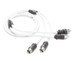 JL Audio XMD-WHTAIC2-1.5 2-Channel Marine Audio Interconnect Cable – 1.5ft 