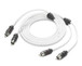JL Audio XMD-WHTAIC2-6 2-Channel Marine Audio Interconnect Cable – 6ft 