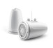 JL Audio M3-770ETXv3-Gw-C-Gw M3 Series 7.7" 70W RMS Wakeboard Tower Speakers with White Classic Grille