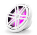 JL Audio M3-770X-S-GW-I M3 Series 7.7" 70W RMS Marine Speakers with RGB LED Lighting and White Sport Grilles