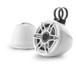 JL Audio M6-650VEX-Gw-S-GwGw M6 Series 6.5" 75W RMS White Marine Speakers with White Trim Ring and White Sport Grille 