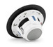 JL Audio M6-650X-L-SbSb-Single M6 6.5" 75W RMS Marine Coaxial Speakers with Black Luxe Grille – 4-Ohm