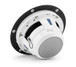 JL Audio M6-770X-L-GwSw-Single M6 7.7" 100W RMS Marine Coaxial Speakers with White Luxe Grille – 4-Ohm