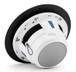 JL Audio M6-770X-L-SbSb-Single M6 7.7" 100W RMS Marine Coaxial Speakers with Black Luxe Grille – 4-Ohm