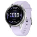 Garmin Venu 4 Fitness & Health Smartwatch – Silver with Periwinkle Silicone Band