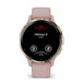Garmin Venu 3S Fitness Smartwatch - Slate with Dust Rose Band