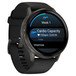 Garmin Venu 4 Sports & Fitness Smartwatch - Slate with Black Silicone Band