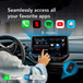 AutoSky WCPAA-DUAL AI Box Lite Plus 2.0 with Wireless CarPlay & Android Auto