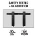 Sanus VLT16B1 Ultra Slim Tilting TV Mount for 40-85"