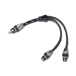 Rockford Fosgate RFITY-1M  Premium Y-Adapter 1 Male To 2 Female