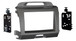 Metra 95-7344G Double DIN Dash Installation Kit for Kia Sportage 2011-2016 - Gray