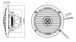 Cerwin Vega XM65W RPM XED 6.5" 30W RMS 2-Way Marine Grade Coaxial Speakers - White