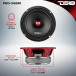 DS18 PRO-X6BM PRO-X 6.5” 250W RMS Mid-Range Loudspeaker with Bullet - 8 Ohm
