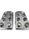 Sky High Car Audio Flat 6 Post Style Battery Terminals - Aluminum (Pair)