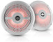 DS18 NXL-6SL/WH 6.5" 25W RMS 2-Way Coaxial Marine Shallow Speaker With LED RGB Lights - White