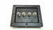 SMD 2 Channel Heavy Duty Speaker Terminal (Stainless) (3/4" PVC Black)