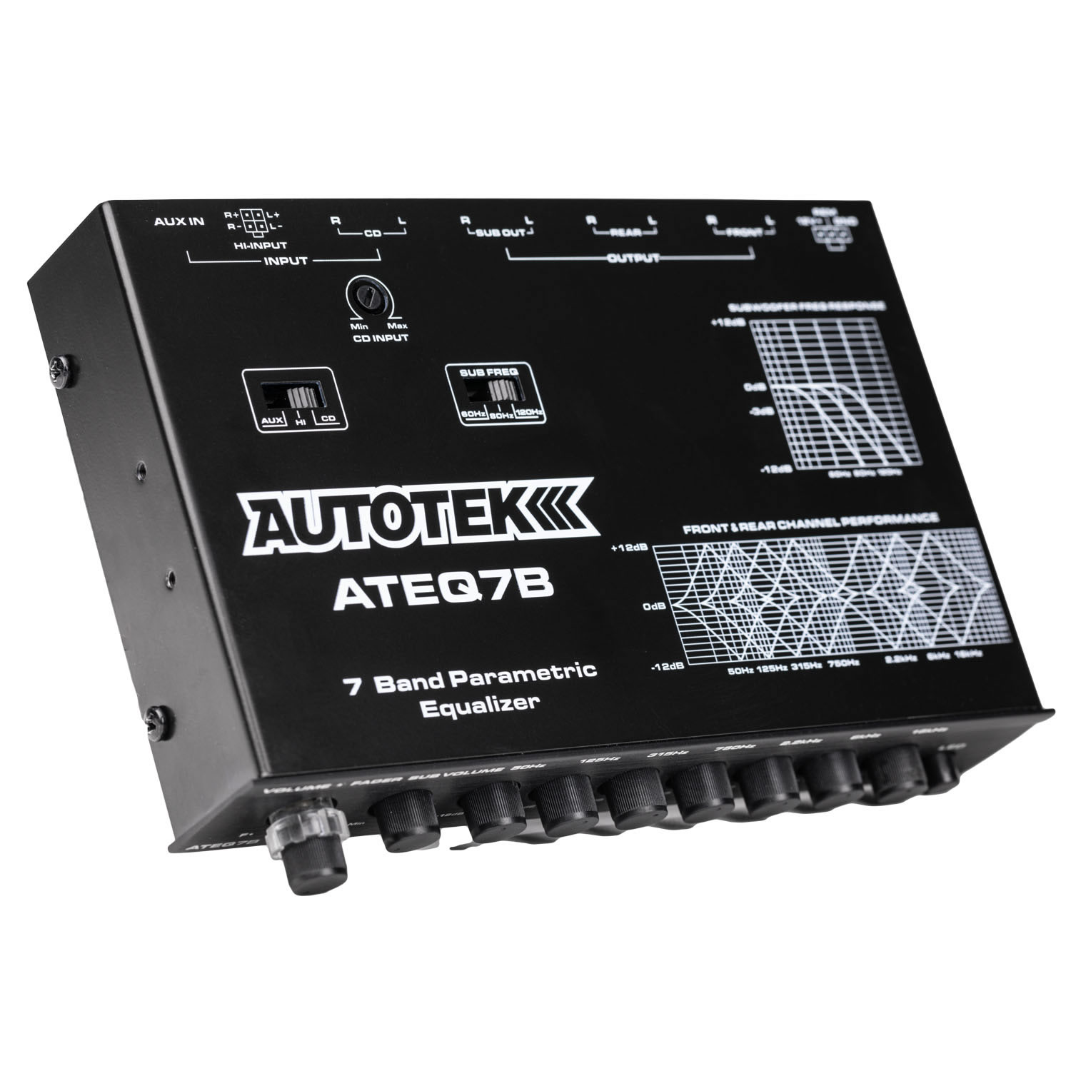 Autotek ATEQ7B 7-Band Audio Equalizer - Singh Electronics