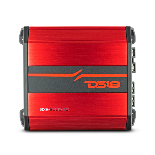 DS18 SXE-2000.4D/RD SXE Series 4-Channel Class D Amplifier - 100W