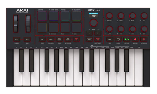 Akai Professional MPK Mini 4B Compact MIDI Controller - Black