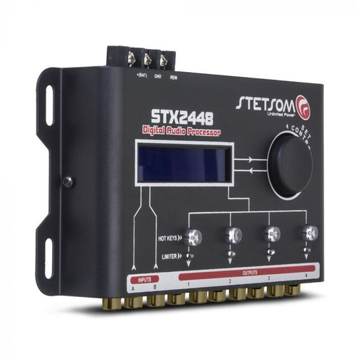 Stetsom STX2448 4-Channel DSP Crossover & Equalizer - Singh