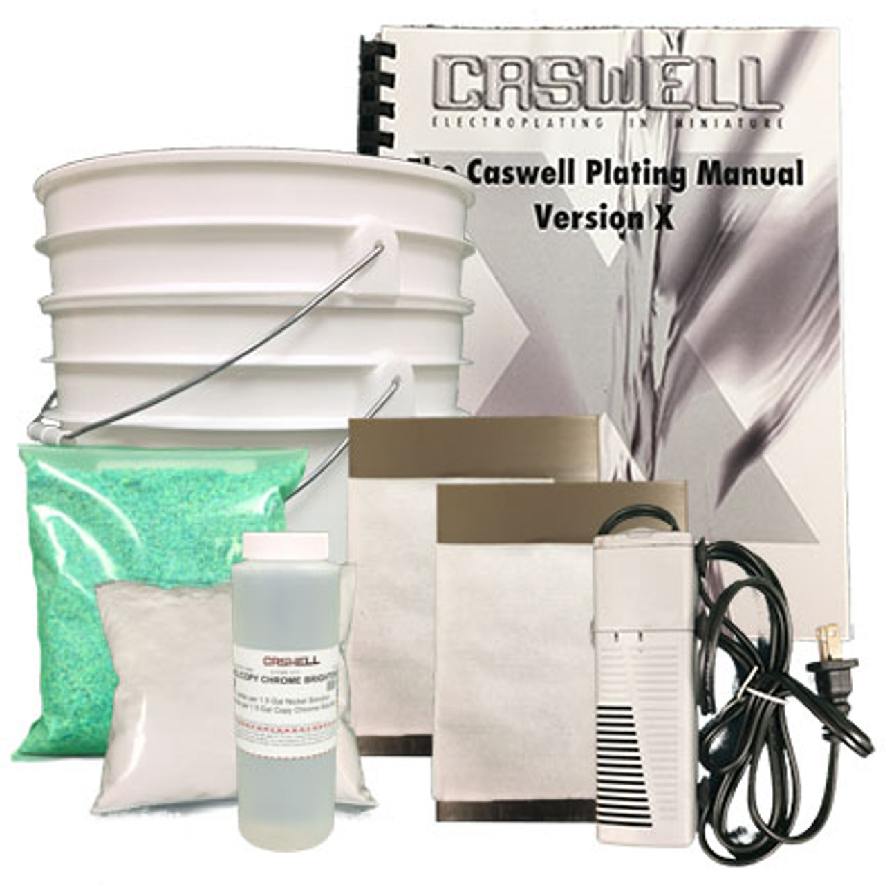 SILVER BRUSH PLATING SOLUTION 1 PT - Caswell Inc