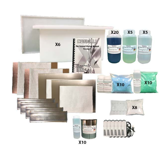 Triple Chrome Plating Kit 15 Gal Caswell Inc