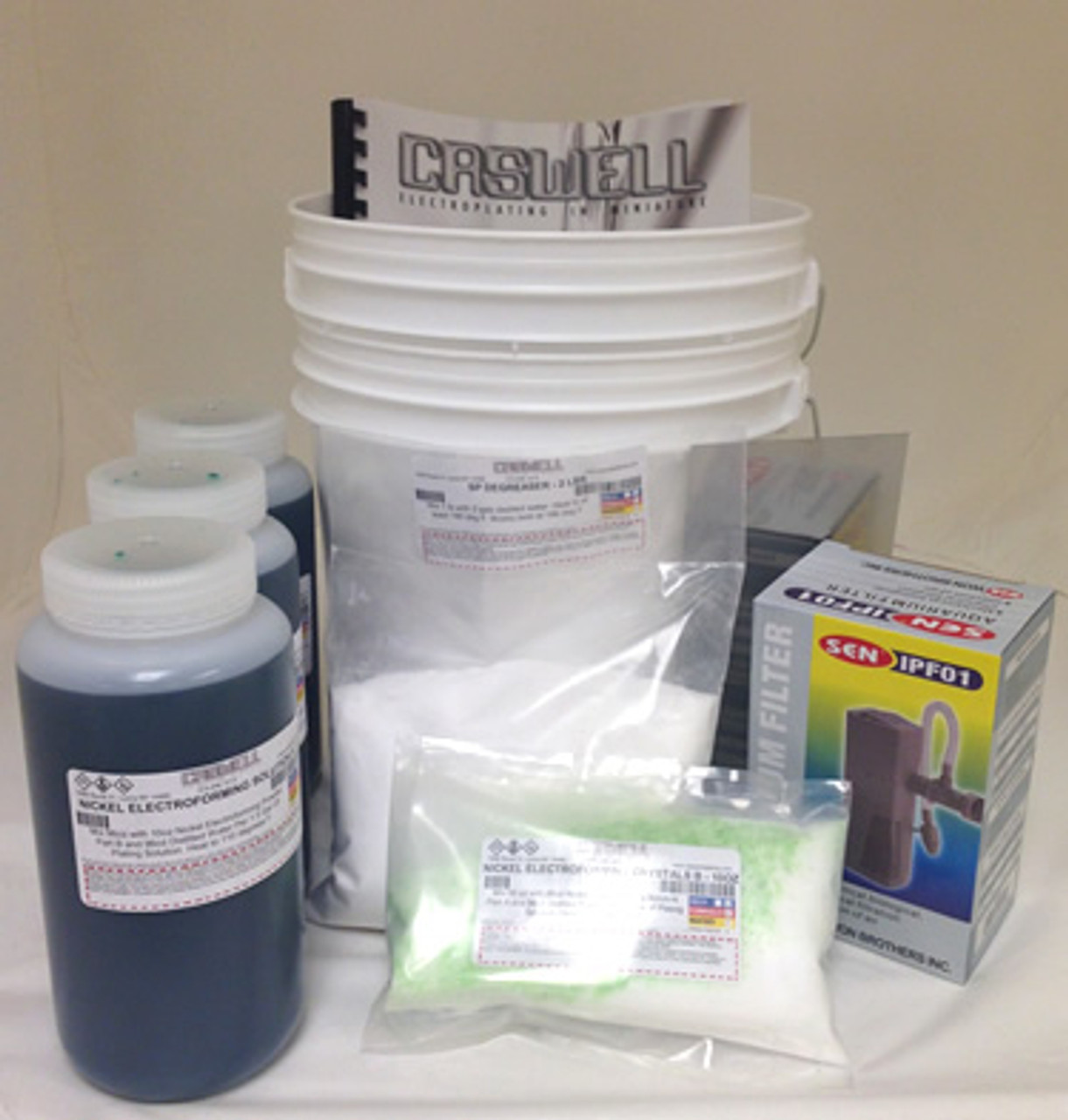 Nickel Electroforming Kit - 4.5 Gal