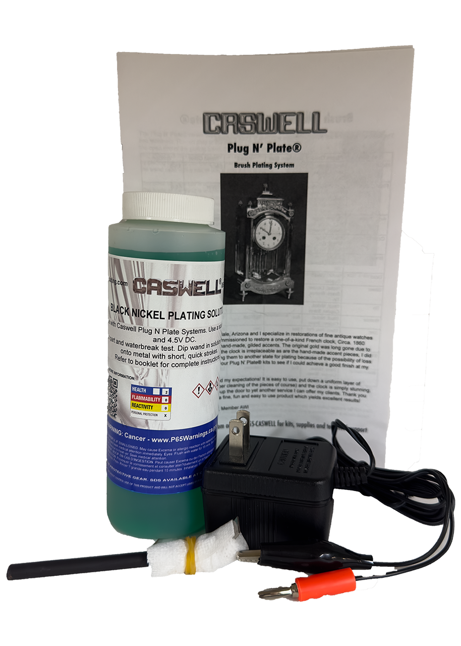 Using The Caswell Nickel Plating Kit,  By Caswell Inc