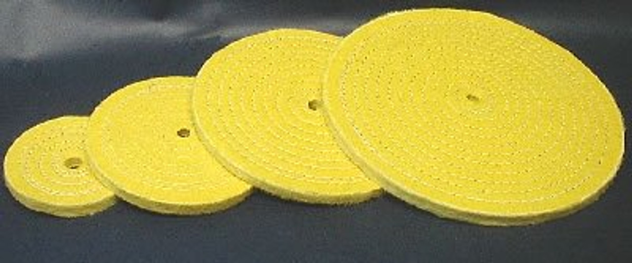 TREATED SPIRAL SEWN BUFFING WHEEL - 10