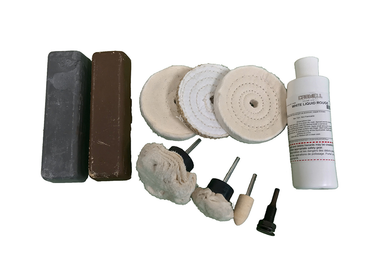 Caswell Aluminum & Copper Alloy Polishing Kit