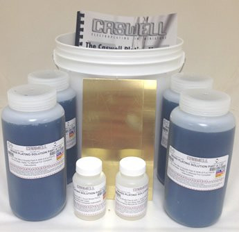 Brass Plating Kit 1 Gallon Caswell Inc