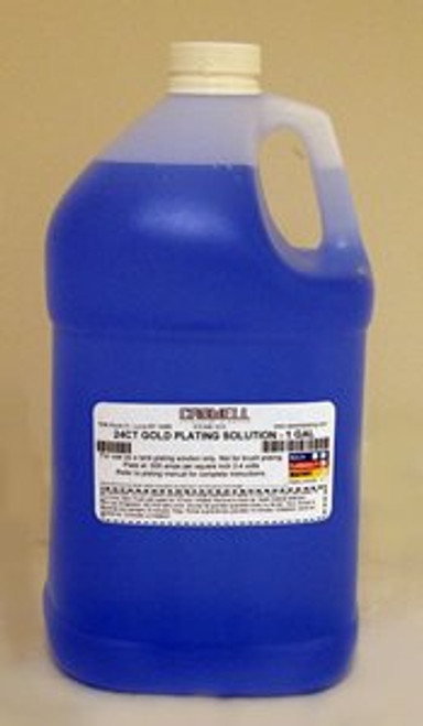 24CT GOLD PLATING SOLUTION - 1 GAL