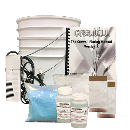 Caswell 1.5 Gallon Zinc Plating Kit with DC Power Supply