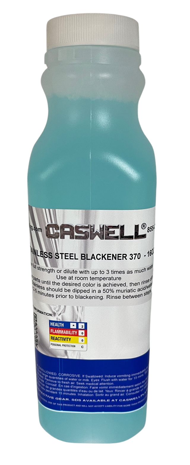 STAINLESS STEEL BLACKENER 370 16OZ Caswell Inc